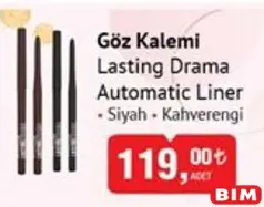 MAYBELLİNE LASTİNG DRAMA AUTOMATİC LİNER GÖZ KALEMİ MAYBELLİNE LASTİNG DRAMA AUTOMATİC LİNER GÖZ KALEMİ